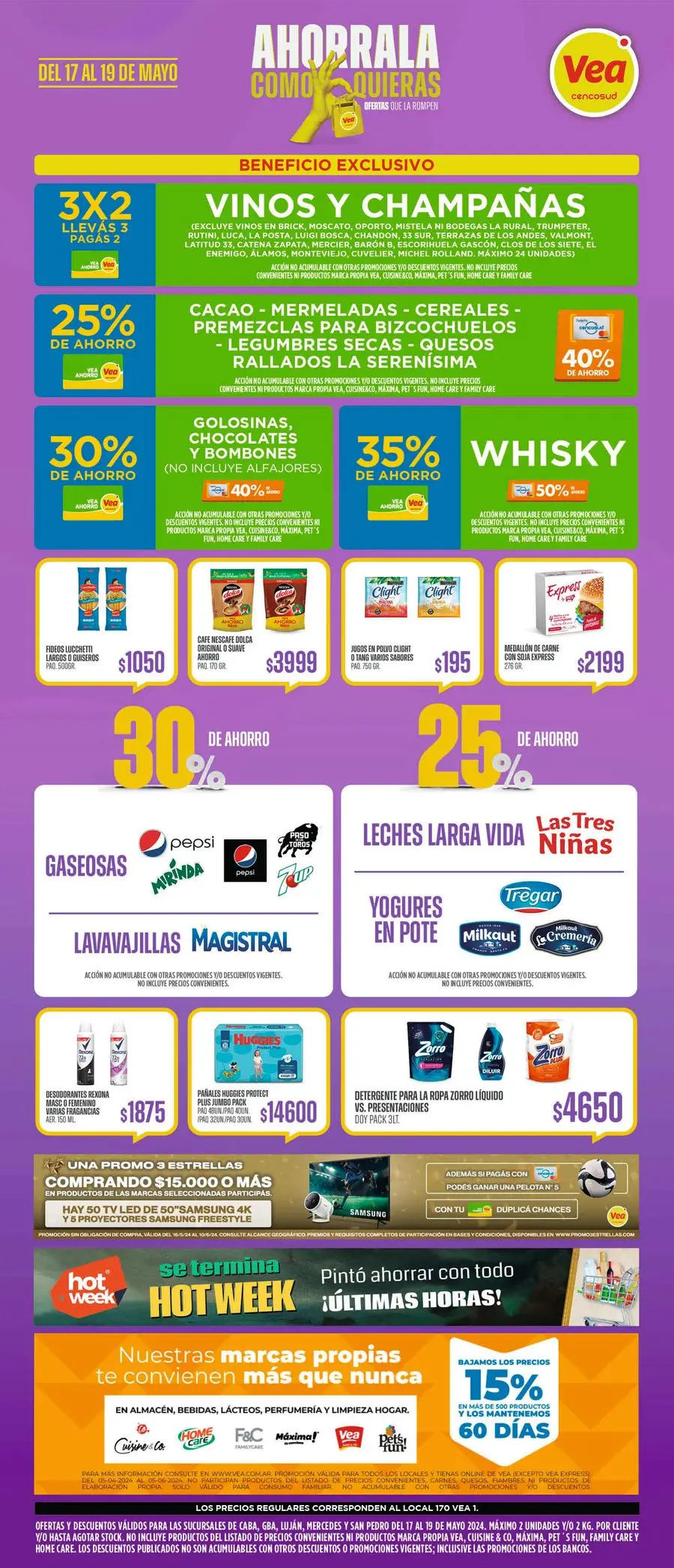 Supermercados Vea Fin de Semana BS AS - 1/6