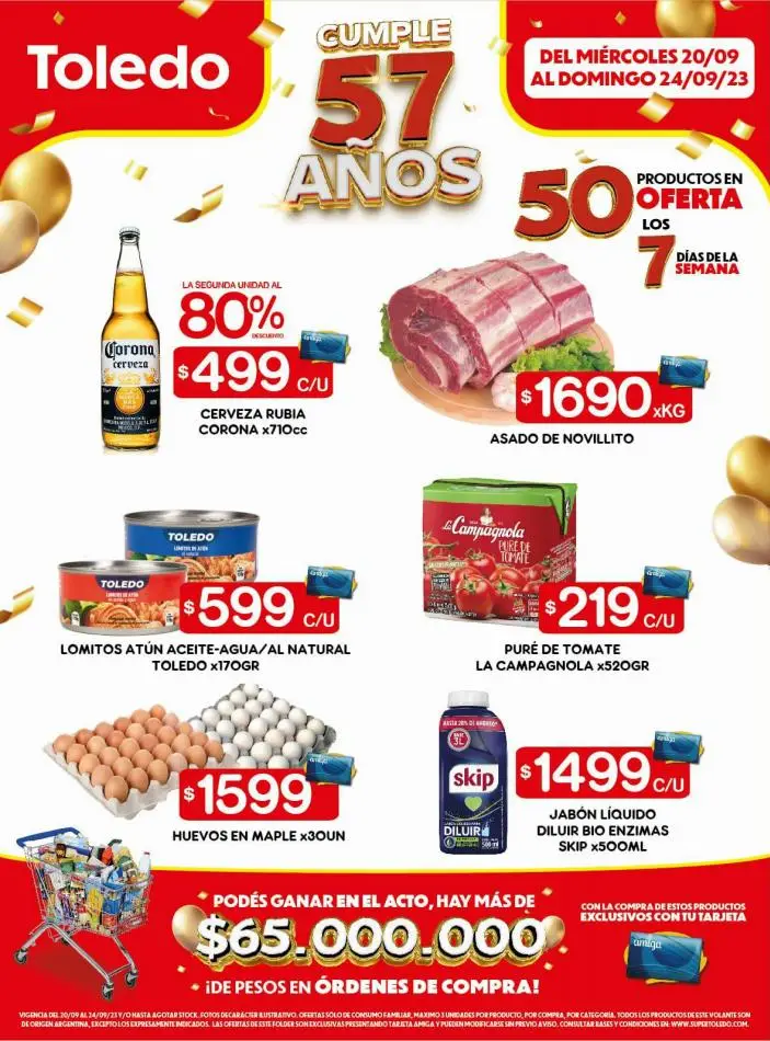 Supermercados Toledo Argentina Catálogo de productos, promociones y