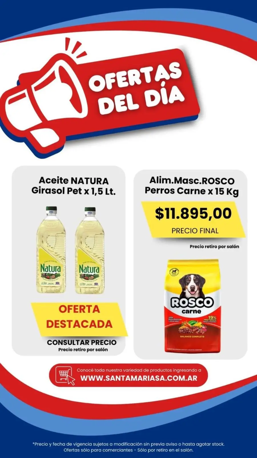 Ofertas del día Santa Maria - 1/3