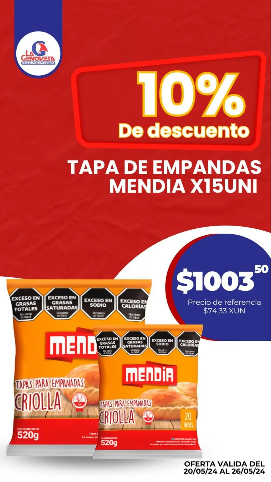 Ofertas La Genovesa - 1/2