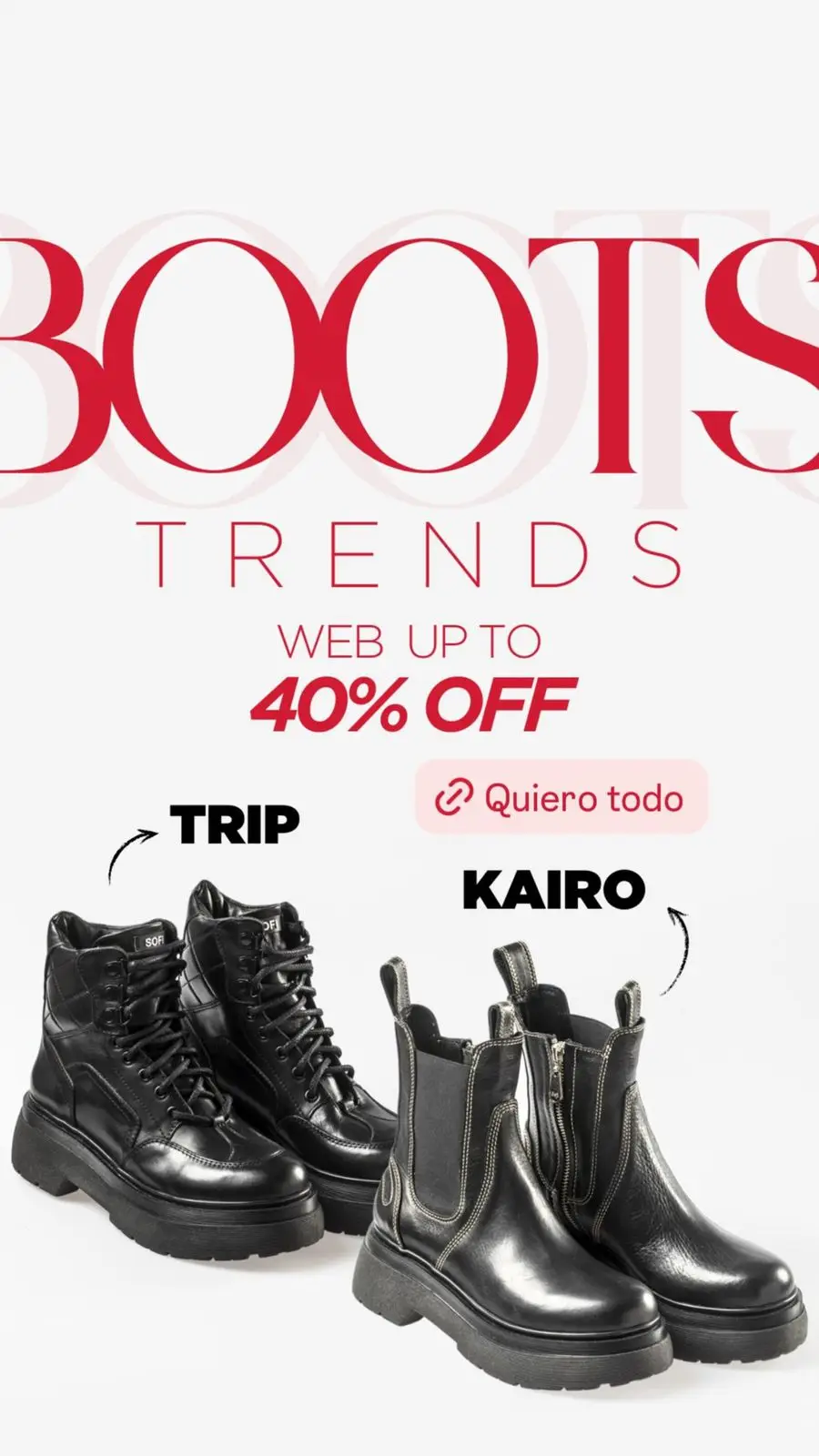 Boots Trends Up to 40% OFF - 1/2