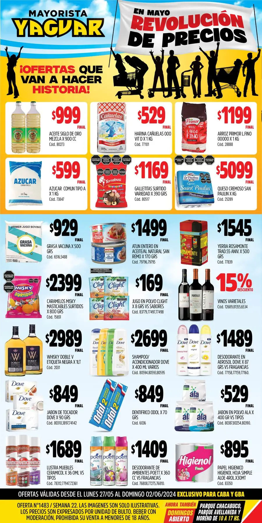 Catálogo Supermercados Yaguar BS AS - 1/21