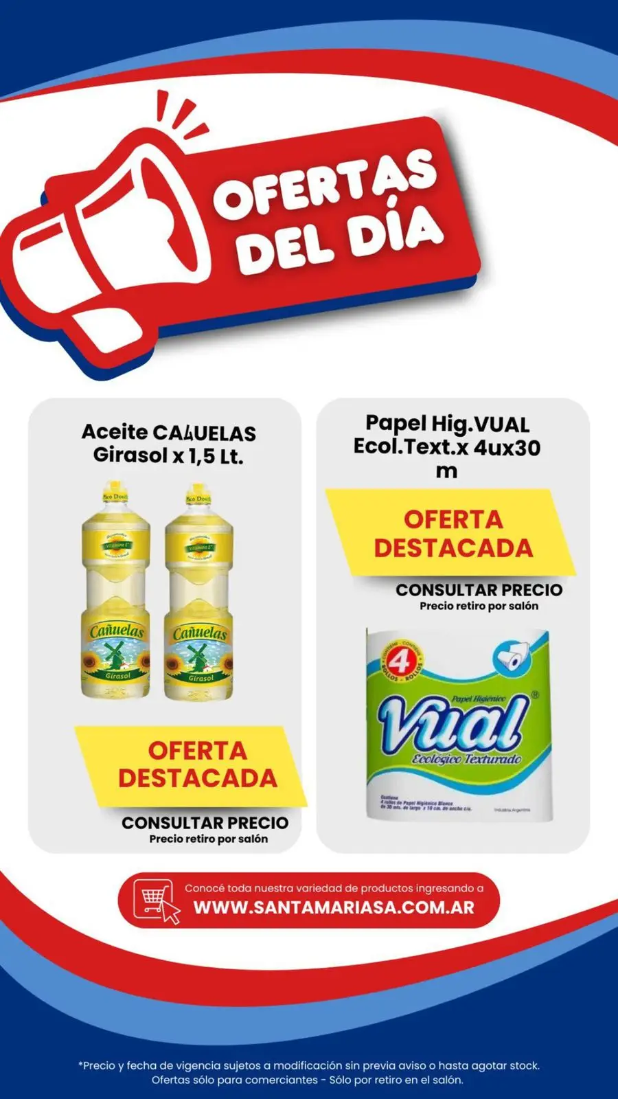 Ofertas del día Santa Maria - 1/3