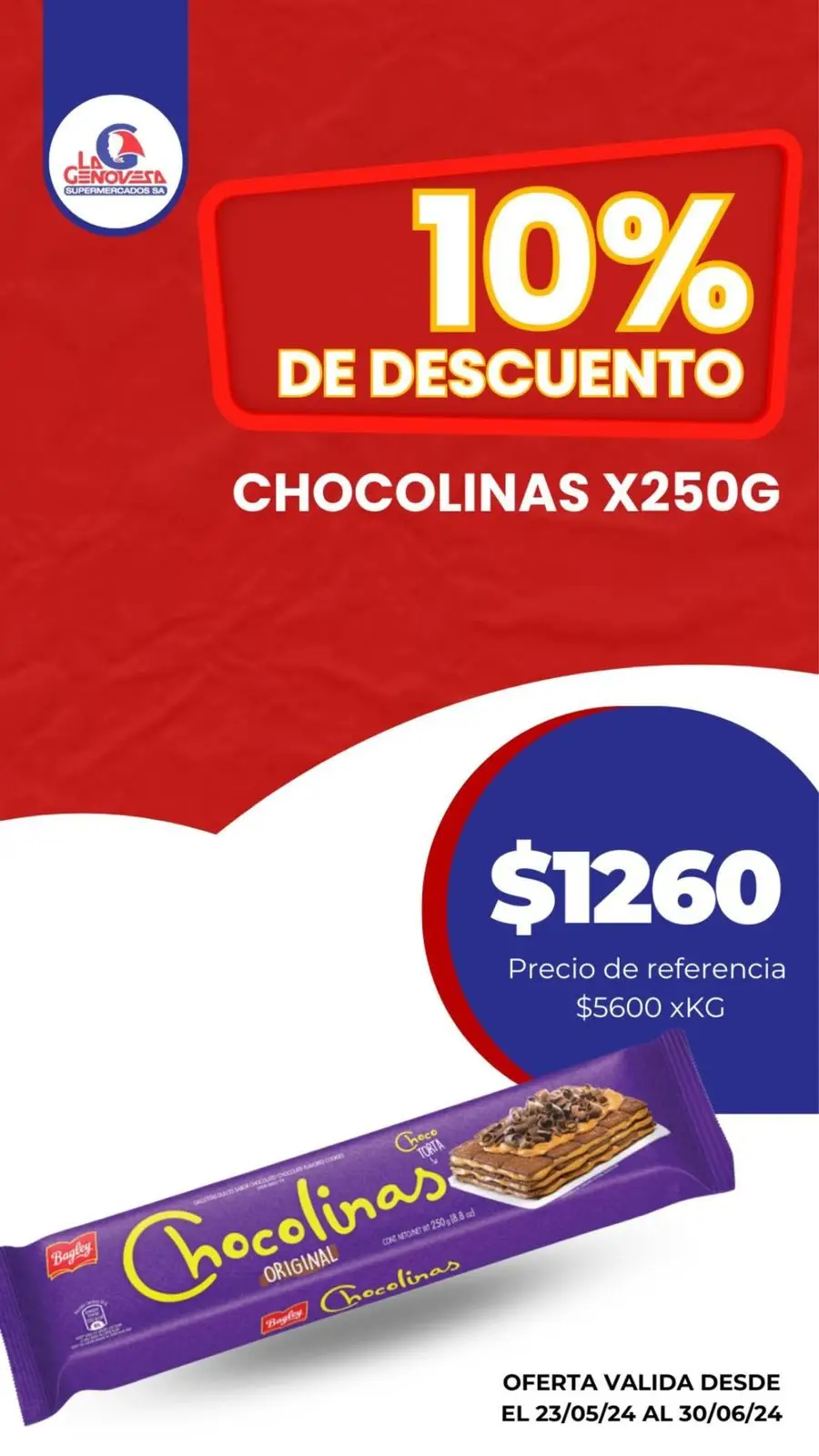 Ofertas La Genovesa Junio - 1/15