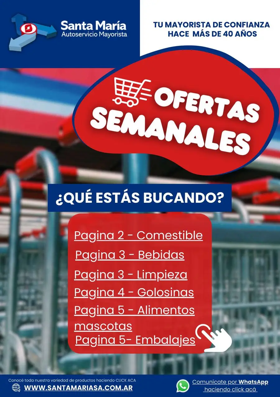 Ofertas Semanales Santa Maria - 1/5