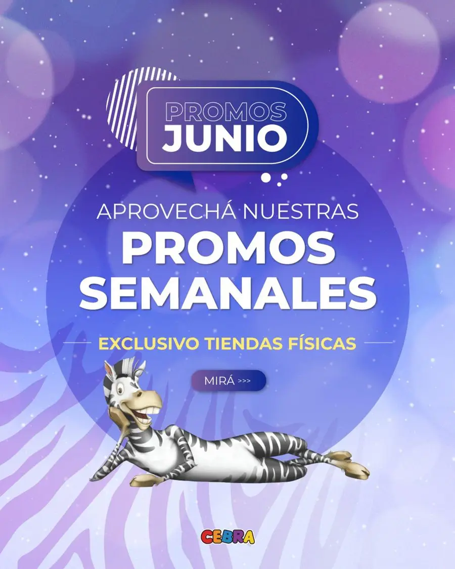 Promos Bancarias Junio Juguetería Cebra - 1/6