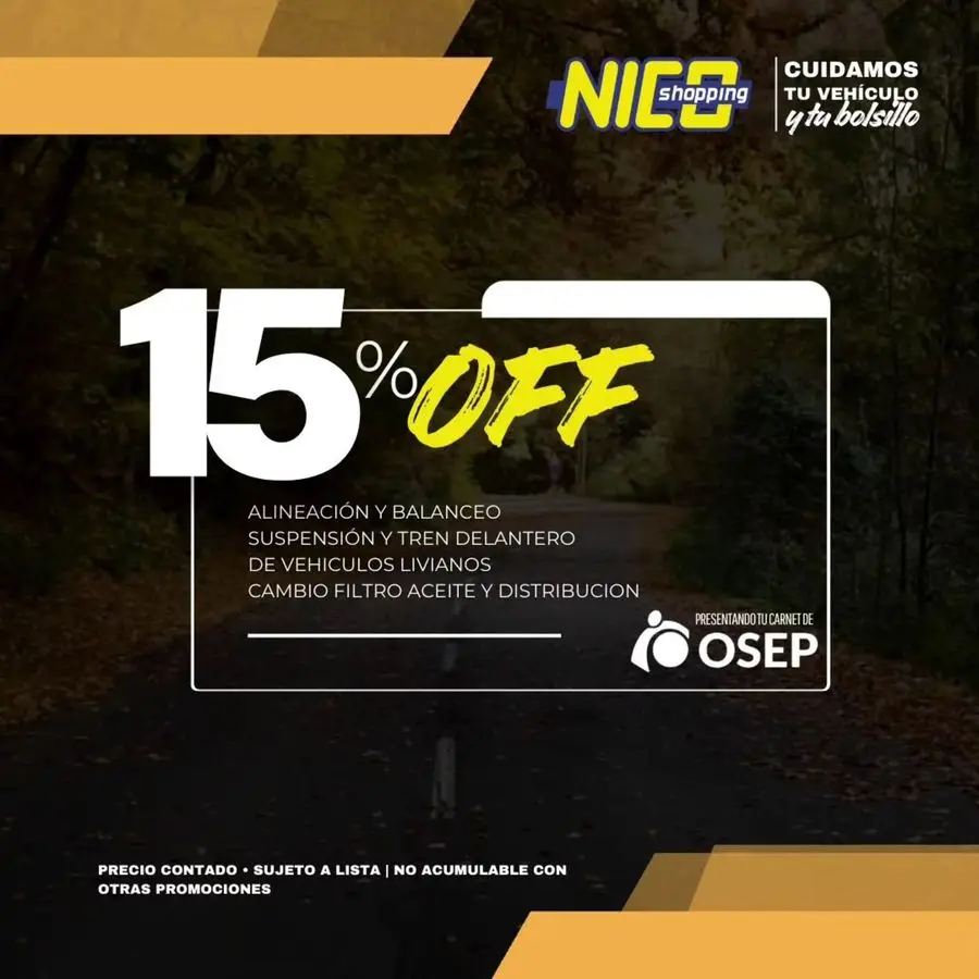 Hasta 15% OFF Nico Shopping - 1/2