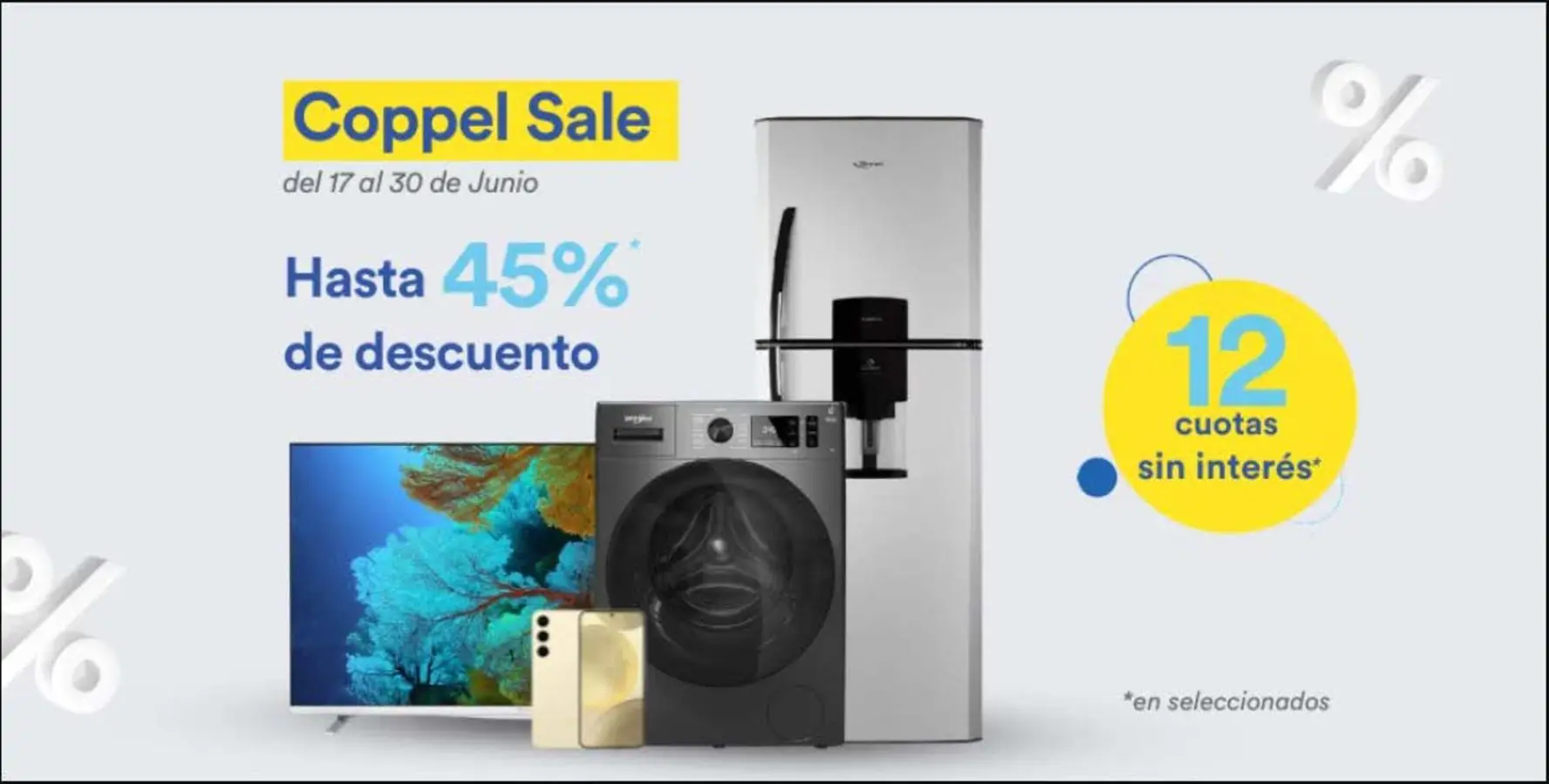 Coppel Sale Hasta 45% de descuento - 1/2