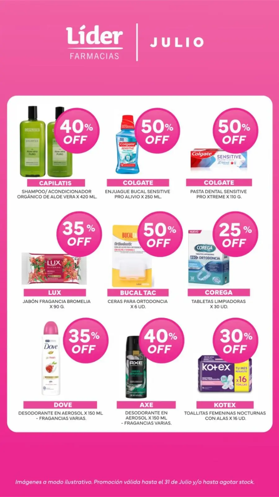 Promociones Julio Farmacias Líder - 1/5