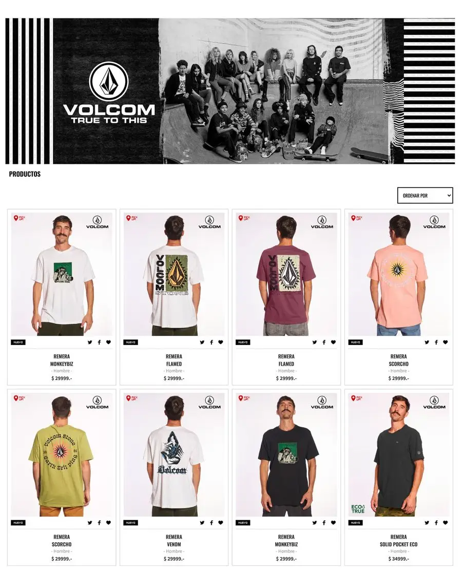 Ofertas Volcom - 1/2