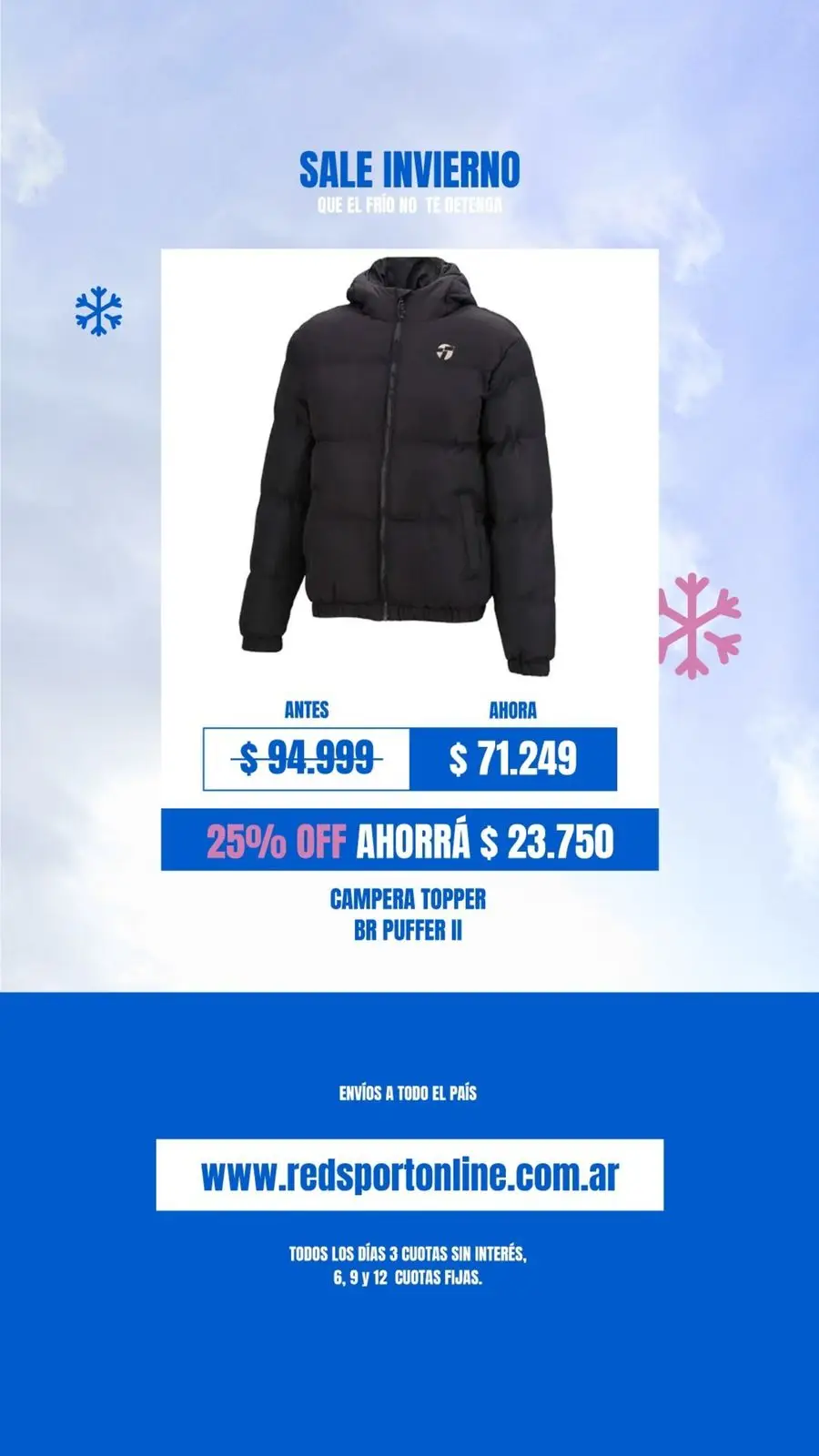 Sale Invierno 25% OFF ahorrá - 1/4