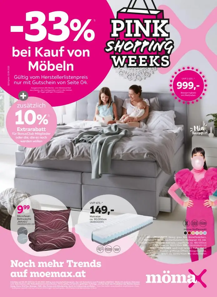 Pink Shopping Weeks - 1/16