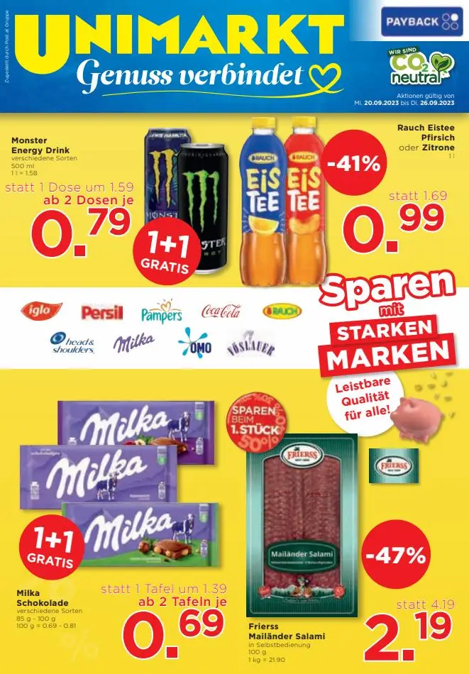 Unimarkt flugblatt - 1/16