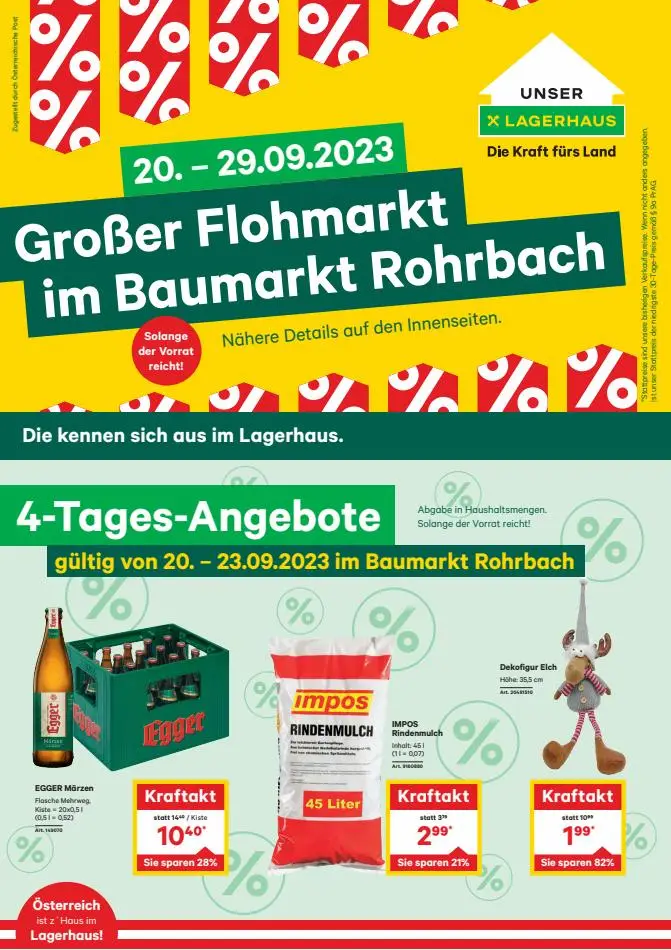 Großer Flohmarkt im Baumarkt Rohrbach! - 1/4