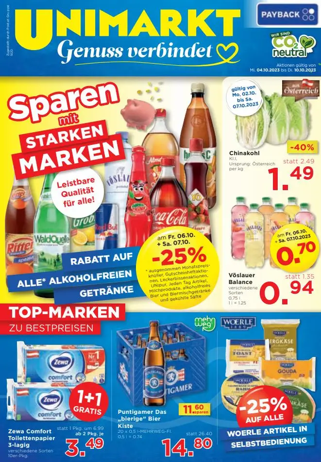 Unimarkt flugblatt - 1/16