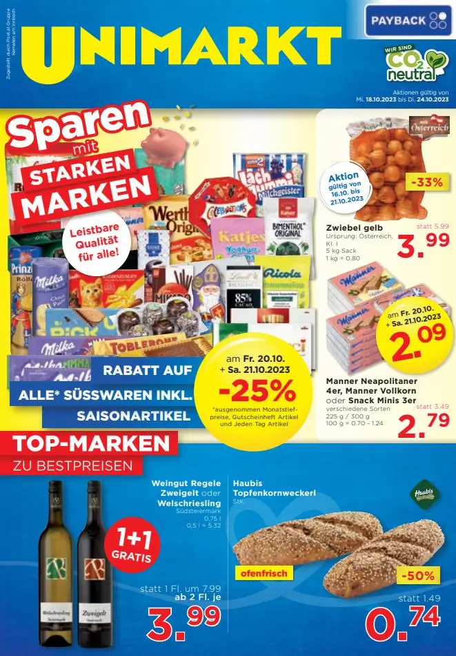 Unimarkt flugblatt - 1/16