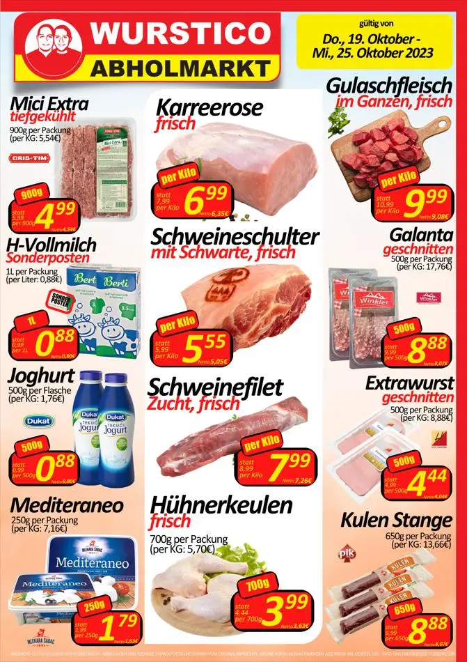 Wurstico flugblatt - 1/8