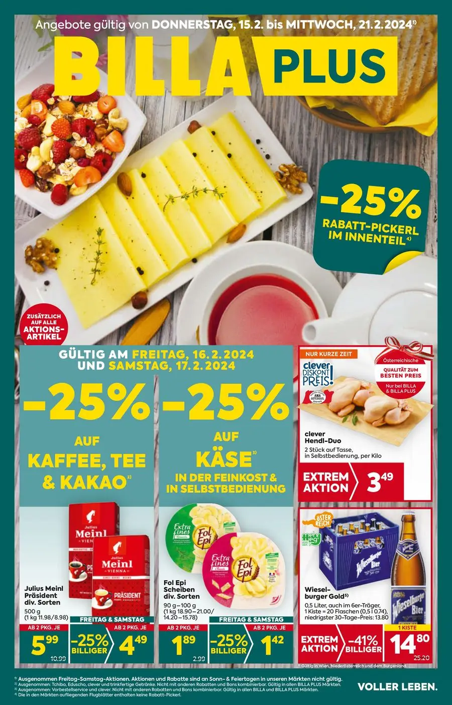 FREITAG UND SAMSTAG -25% - 1/18