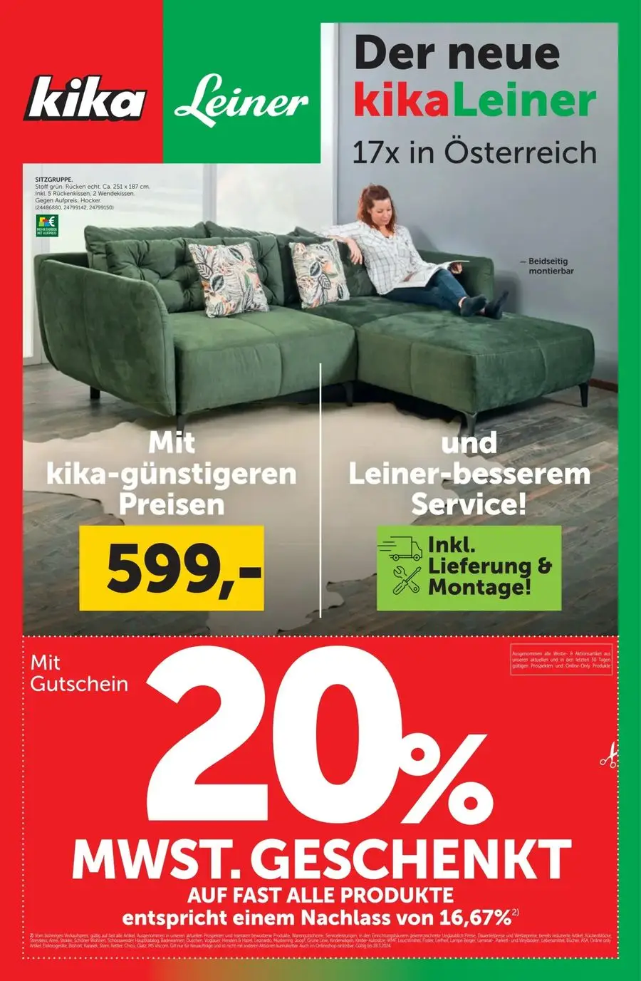 20% MWST.GESCHENKT AUF FAST ALLE PRODUKTE - 1/8