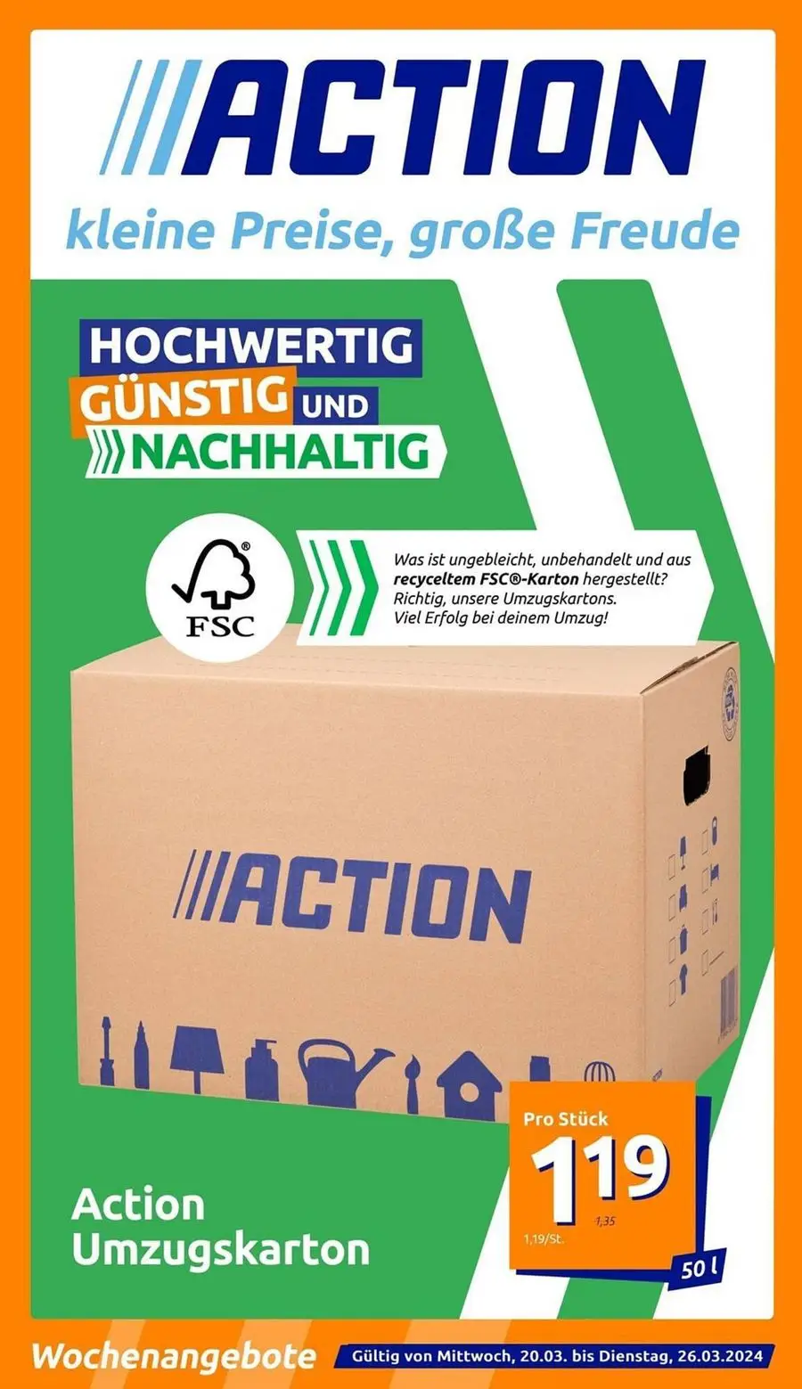 Action flugblatt - 1/20