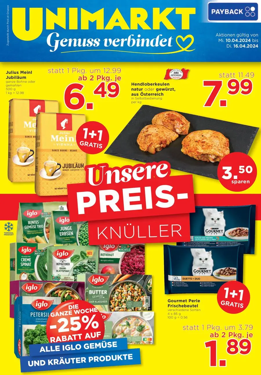 Unimarkt flugblatt - 1/16