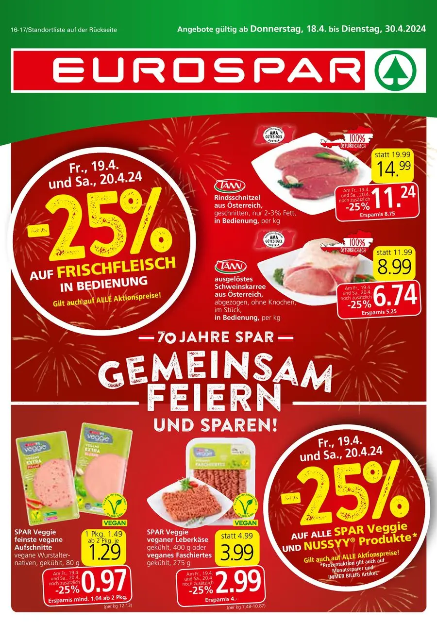 Angebote Eurospar - 1/16