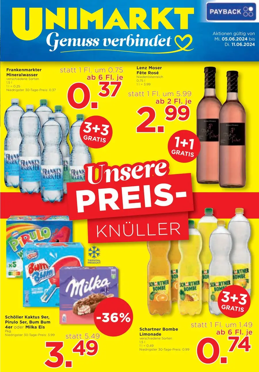 Unimarkt flugblatt - 1/16