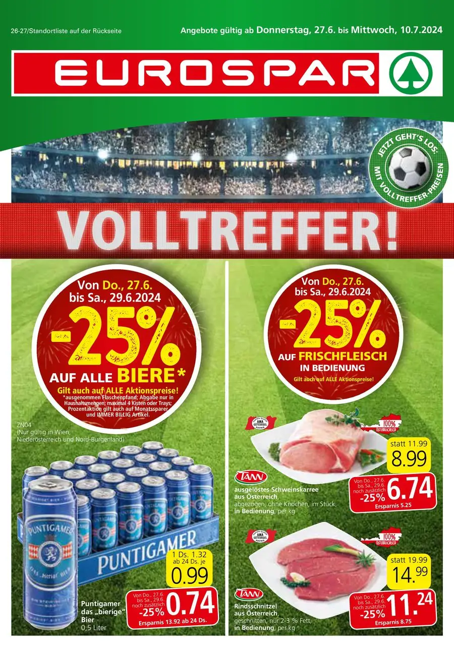 Angebote Eurospar - 1/16