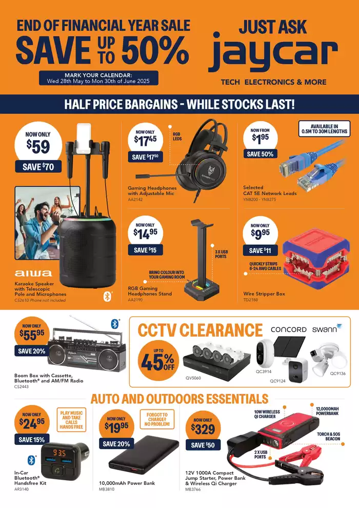 Jaycar Electronics End Of Financial Year Sale 28 05 2025 30 06 2025 jaycar-electronics-end-of-financial-year-sale-28-05-2025-30-06-2025