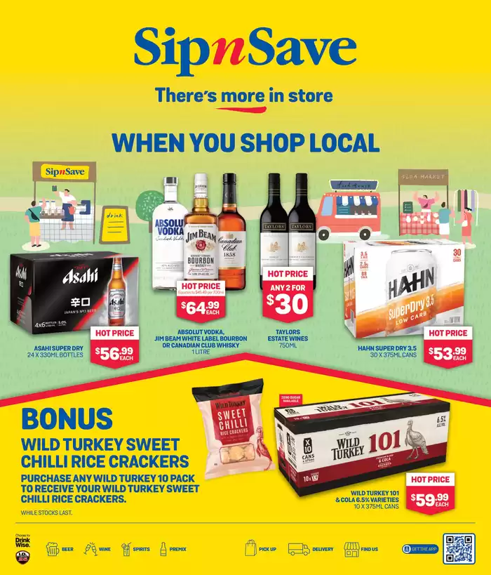 SipnSave Australia — Product catalog, promotions and discounts