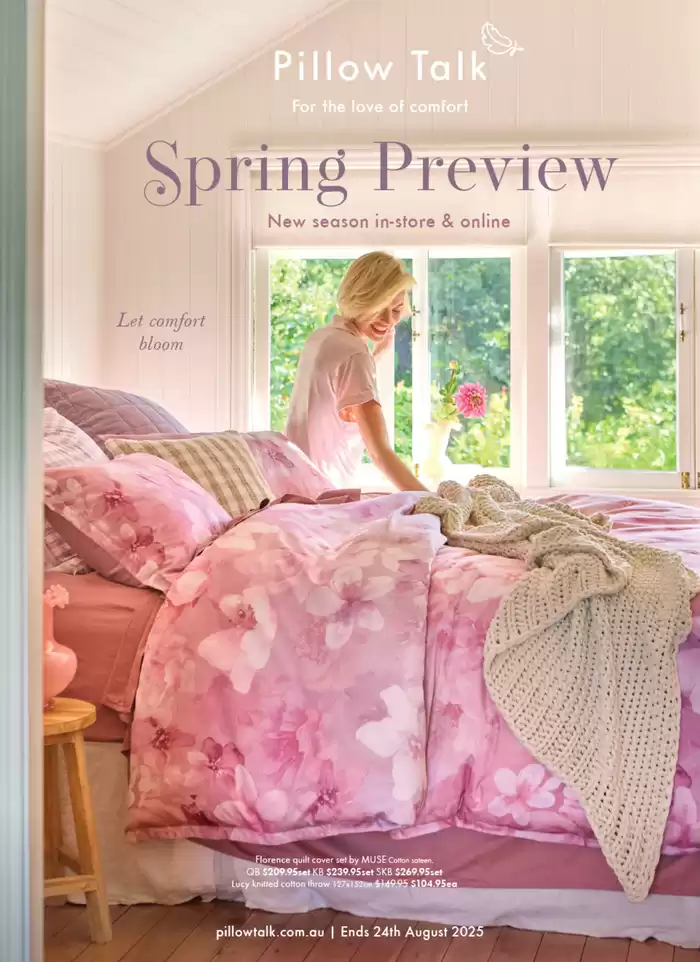 Pillow Talk: Spring Preview Catalogue 01.08.2025/24.08.2025 ...