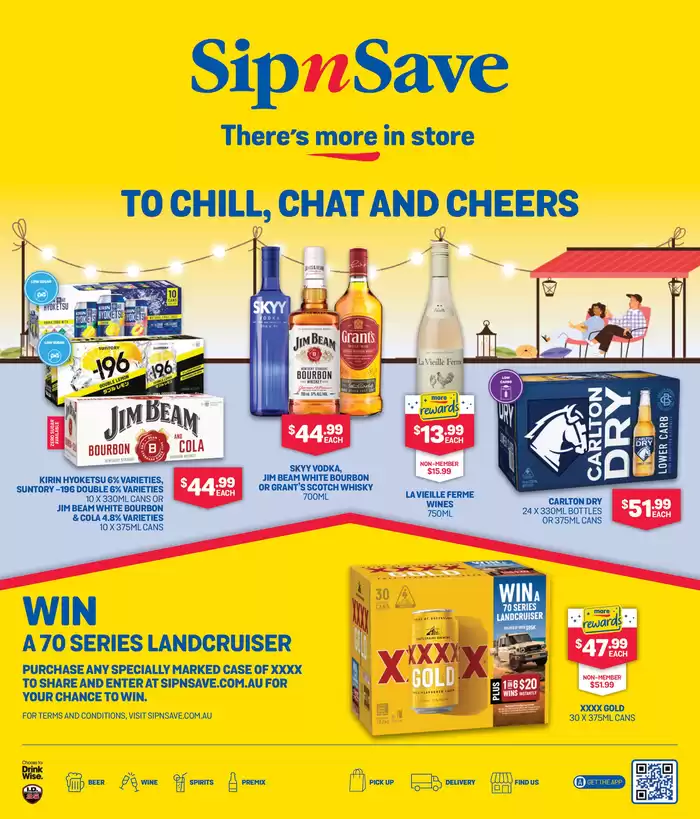 SipnSave Australia — Product catalog, promotions and discounts