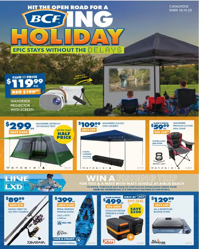BCF: Hit the Open Road for a BCFing Holiday 19.09.2022/09.10.2022 ...