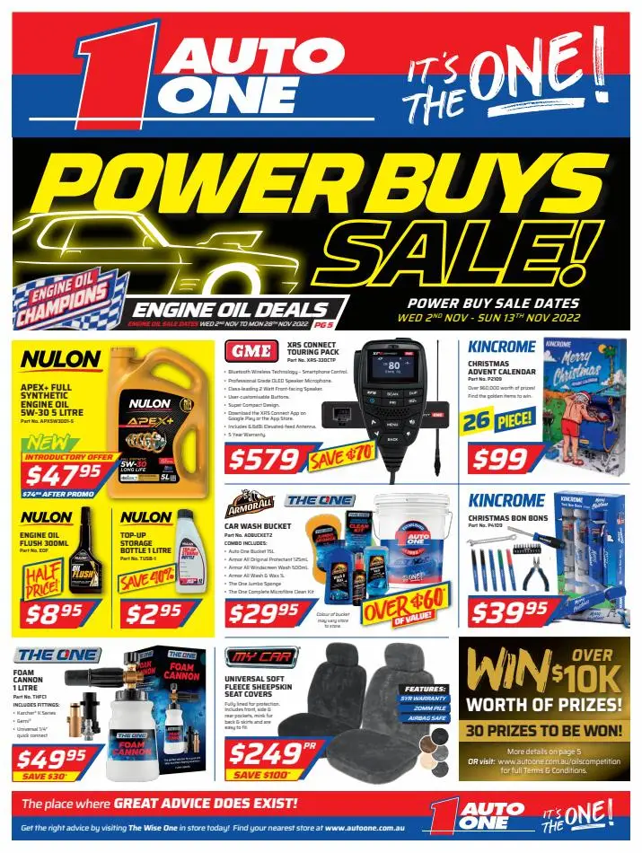 Auto One Australia — Product catalog, promotions and discounts ...