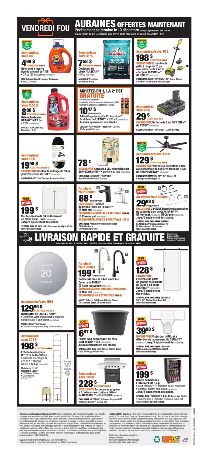 Home Depot: Current special promotions 27.11.2025/10.12.2025 ...