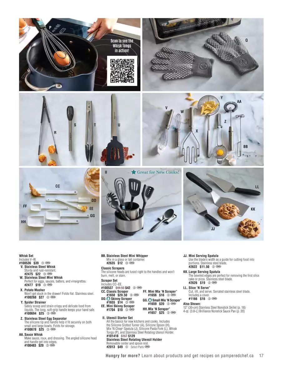 Pampered Chef Spring/Summer 2025 01.03.2025/30.09.2025 Catalogium Canada