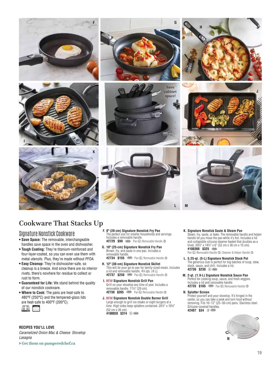 Pampered Chef Spring/Summer 2025 01.03.2025/30.09.2025 Catalogium Canada