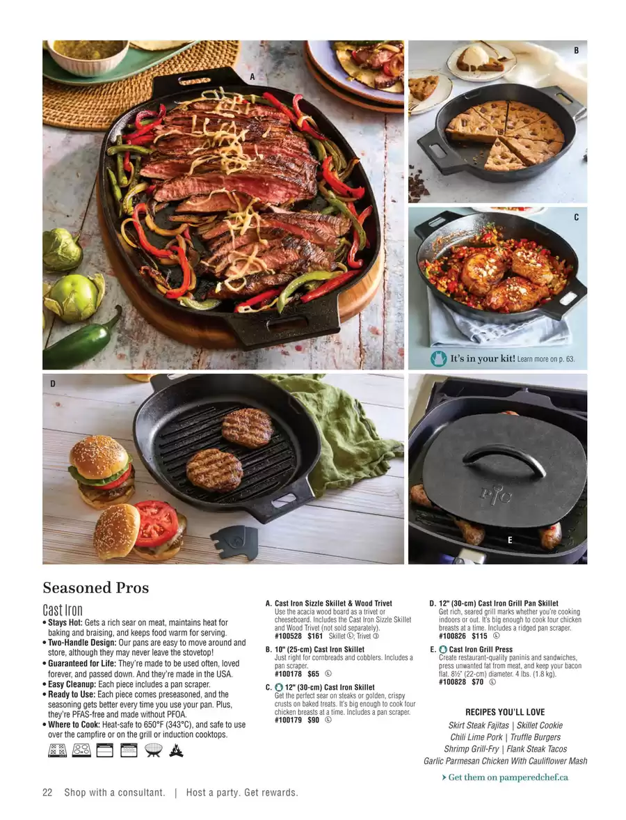 Pampered Chef Spring/Summer 2025 01.03.2025/30.09.2025 Catalogium Canada