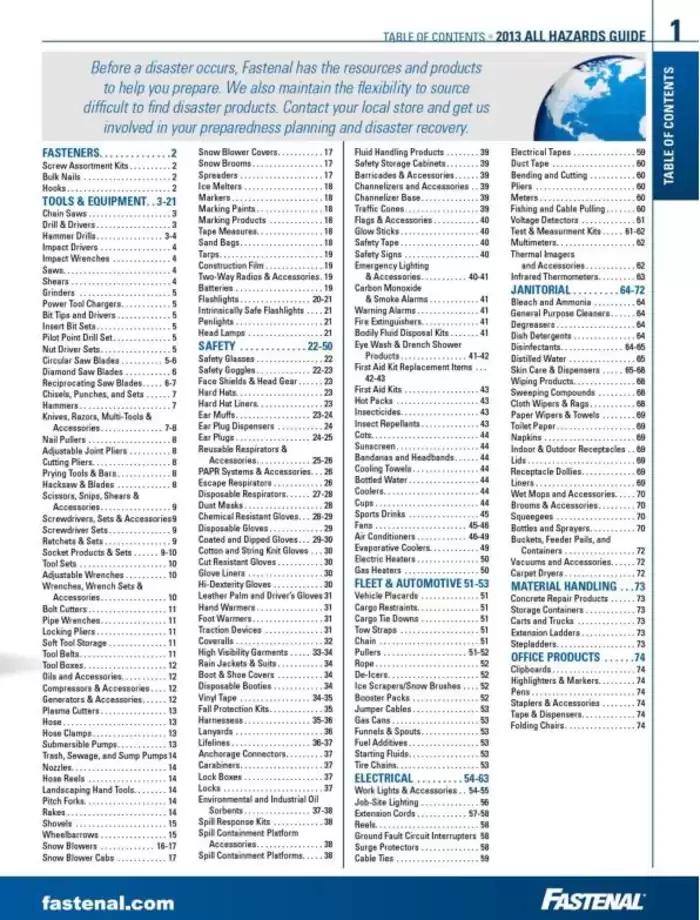 Fastenal: Fastenal All Hazards Guide 02.06.2025/16.06.2025 | Catalogium ...