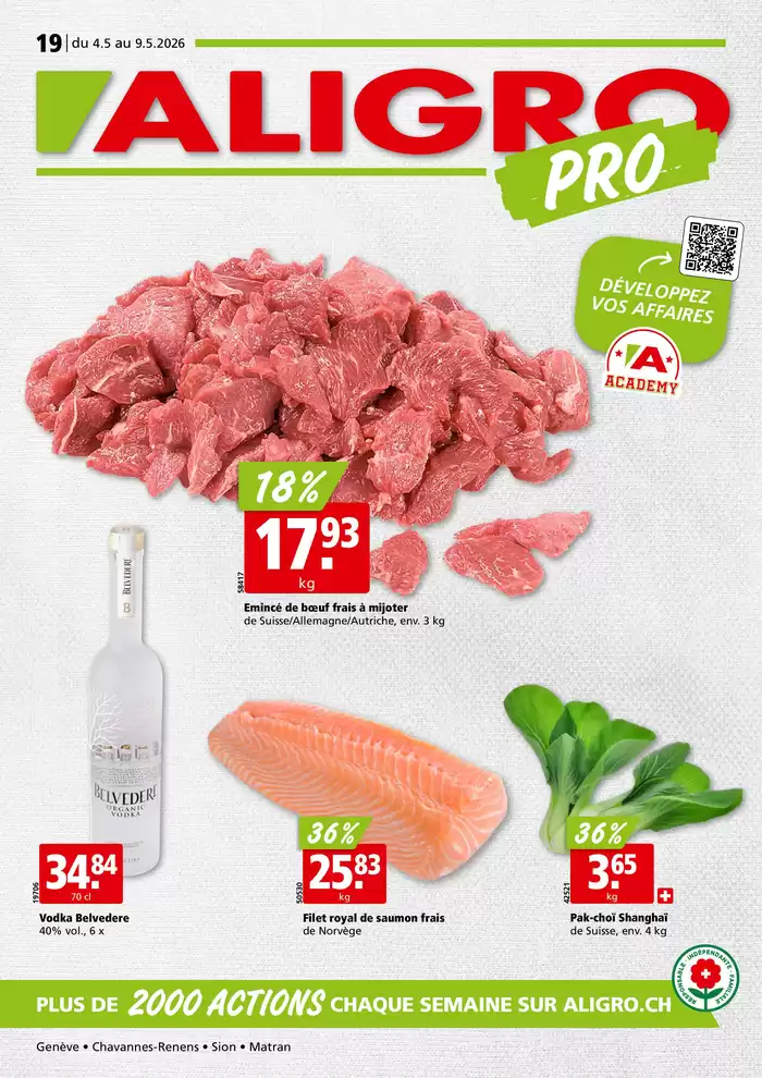 Aligro Schweiz - Produktkatalog, Werbeaktionen und Rabatte | Catalogium ...