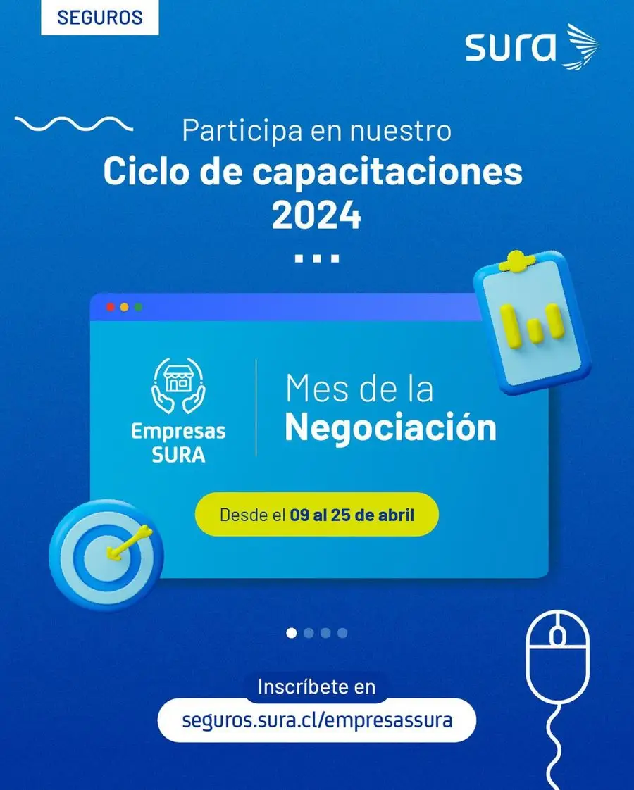 SURA: Participa en nuestro Ciclo de capacitaciones 2024 09.04.2024/25. ...