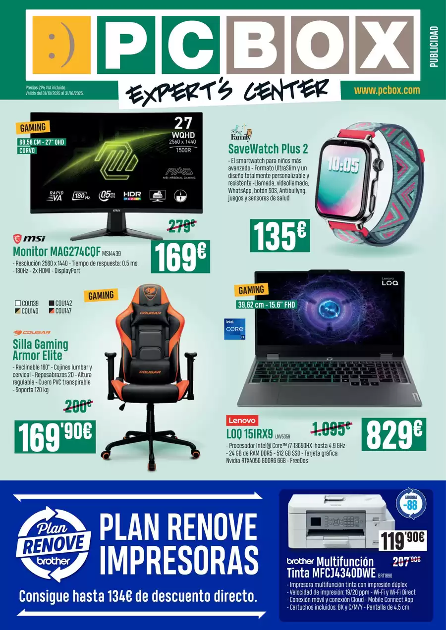 PCBox: Catálogo PCBox 01.10.2025/31.10.2025 | Catalogium España
