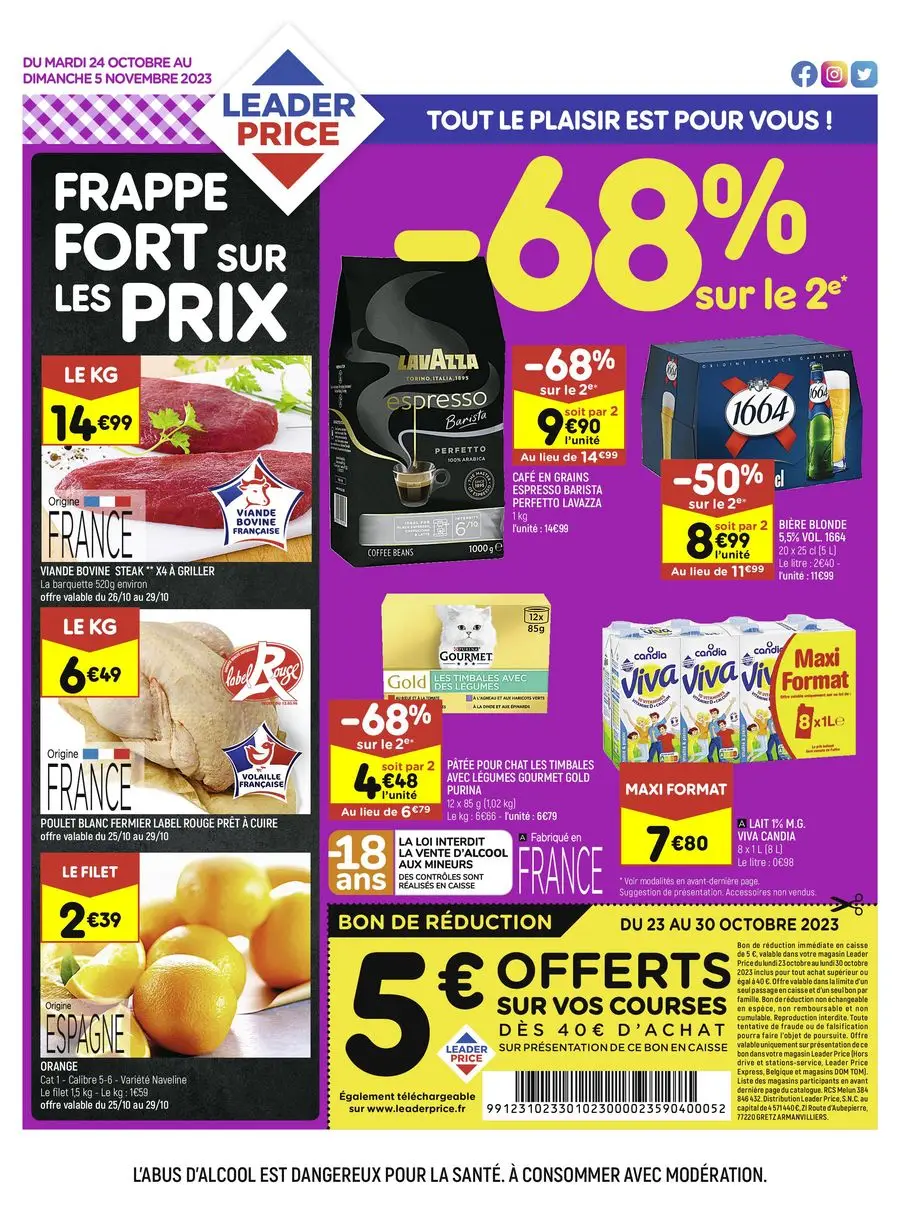 FRAPPE FORT SUR LES PRIX - 1/16