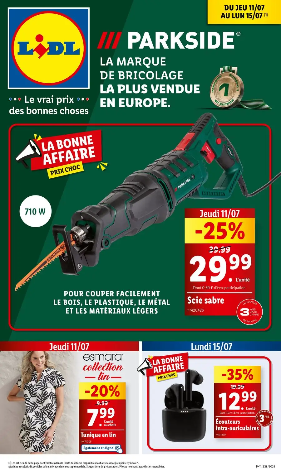 Retrouvez nos offres Lidl de la semaine : bricolage, textile et maison ! - 1/39