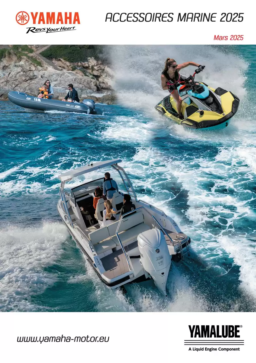 Yamaha Catalogue Yamaha Marine Accessoires Marine 2025 01.03.2025/31