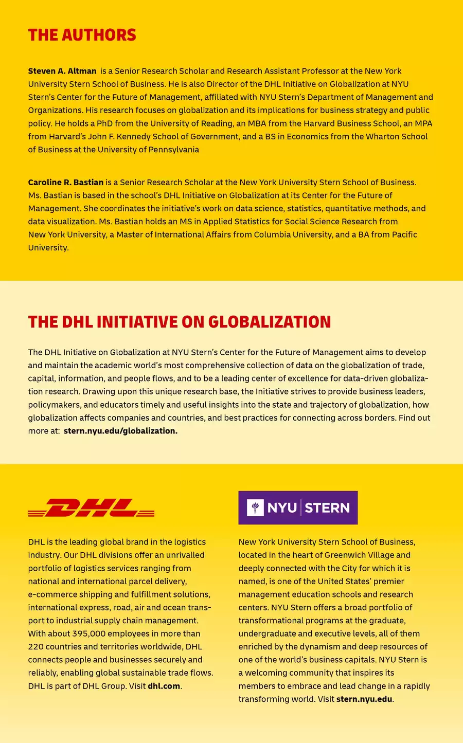 DHL: MAPPING THE SHIFTING LANDSCAPE OF GLOBAL TRADE 2025 03.04.2025/31. ...