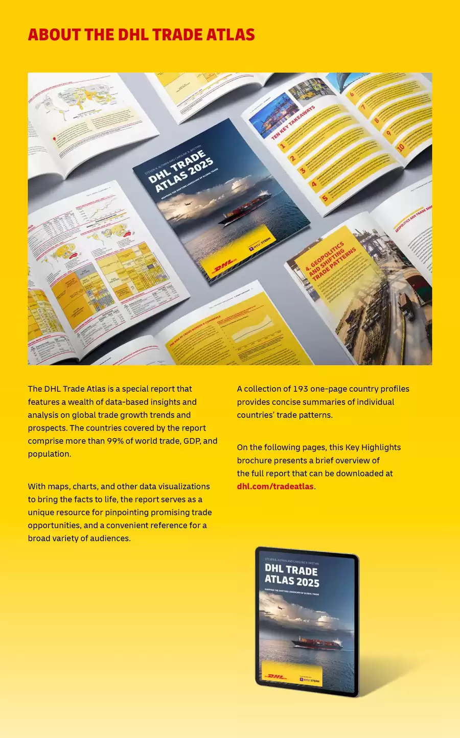 DHL: MAPPING THE SHIFTING LANDSCAPE OF GLOBAL TRADE 2025 03.04.2025/31. ...