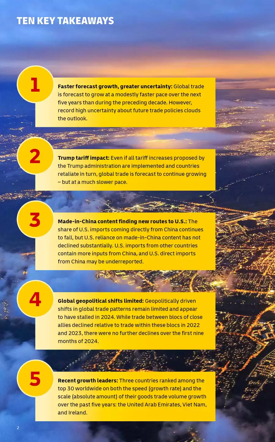 DHL: MAPPING THE SHIFTING LANDSCAPE OF GLOBAL TRADE 2025 03.04.2025/31. ...