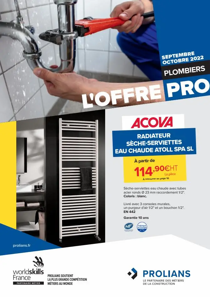 L offre PRO plombiers - PROLIANS - 1/16