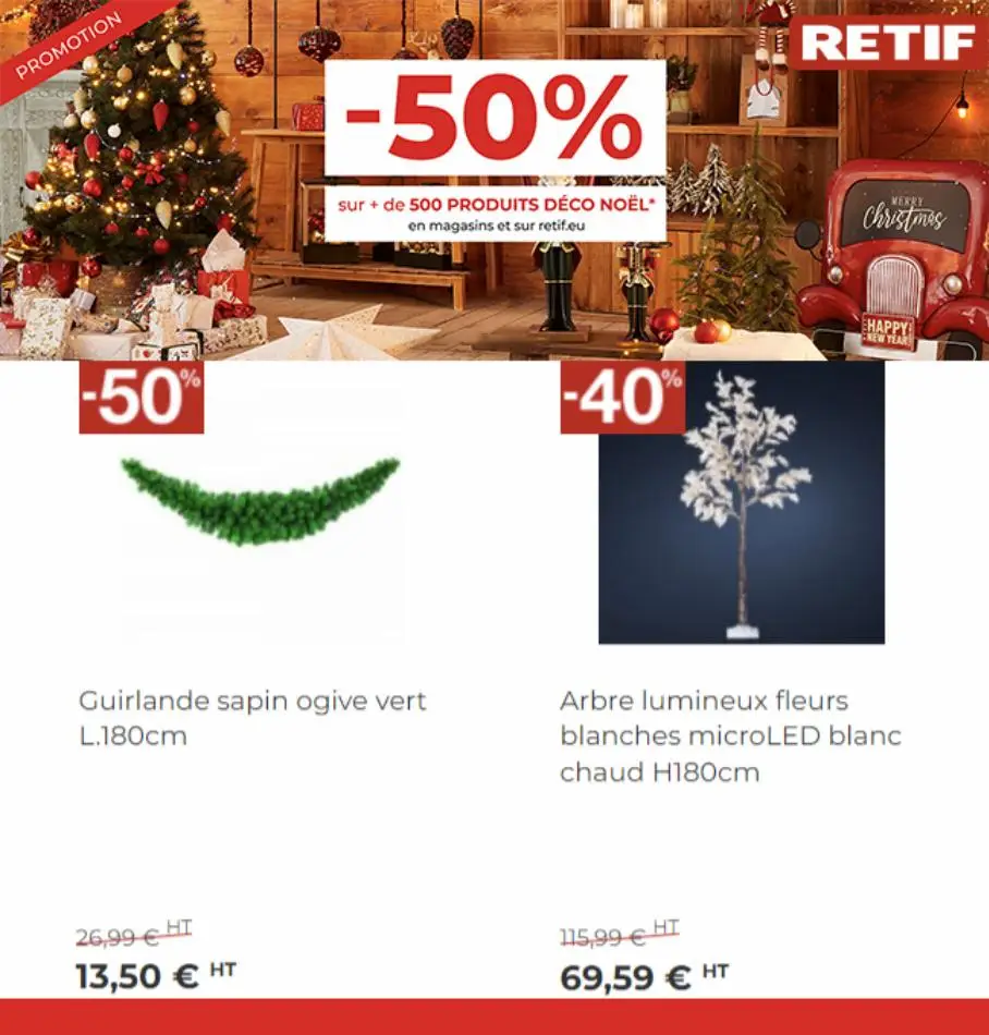 Retif France Catalogue de produits, promotions et remises